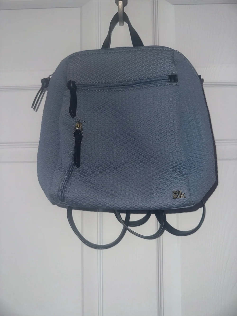 The Sak Quilted Mini Backpack - Light Blue